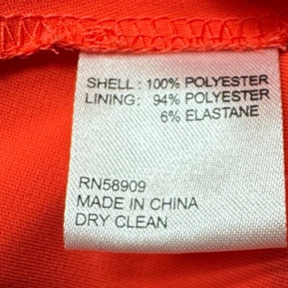 Antonio Milani MSRP $180 Wide Leg Jumpsuit Romper Flowy Sleeveless Red Medium - Picture 7 of 10